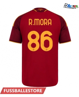Günstige AS Roma Rodrigo Mora #86 Heimtrikot 2026-27 Kurzarm